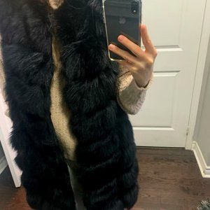 Fox Fur Vest Small